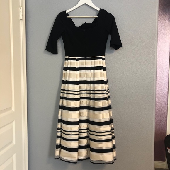 Black Halo Eve Hayley Midi Dress Size 2 - Picture 13 of 16